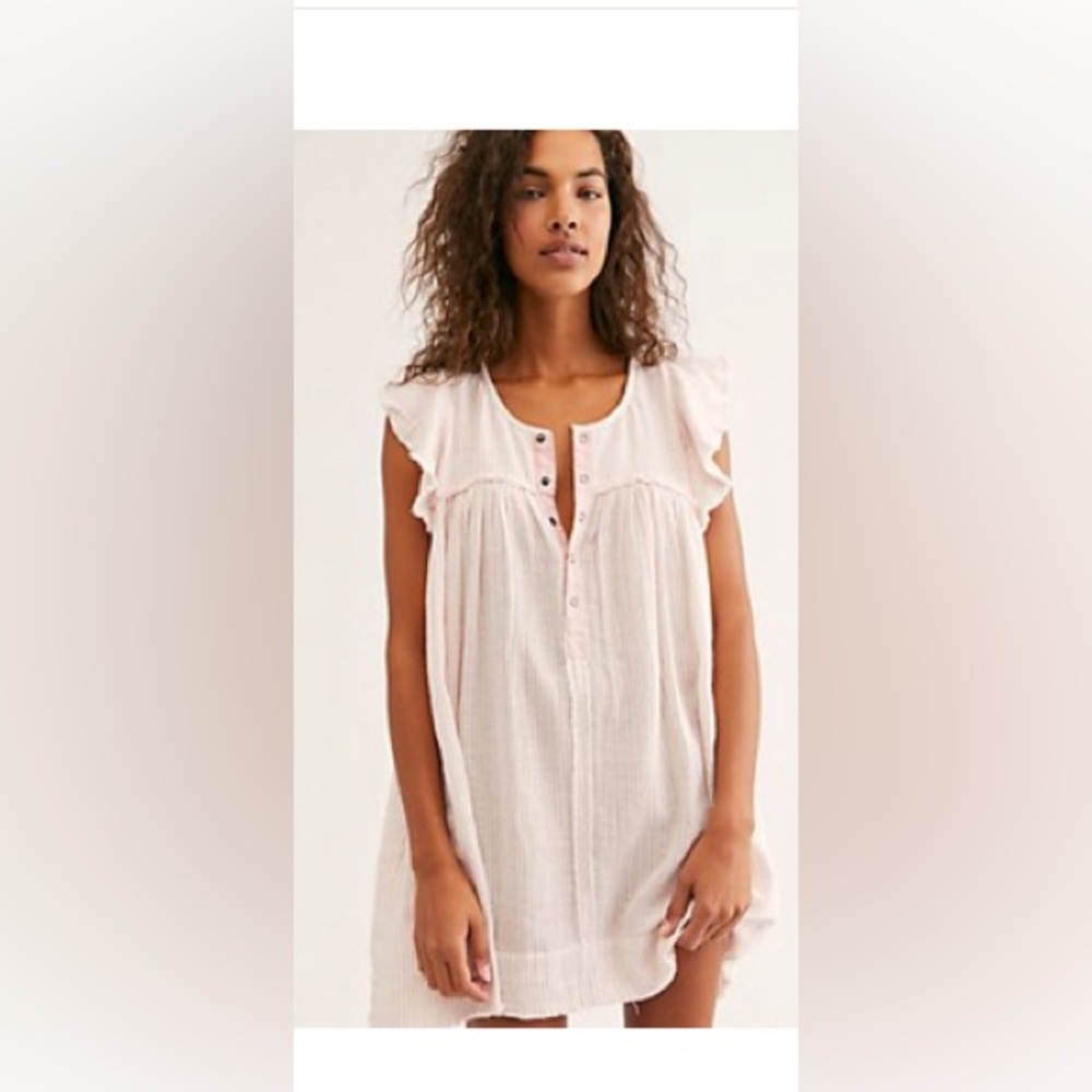 FREE PEOPLE HENLEY TOP IVORY COMBO